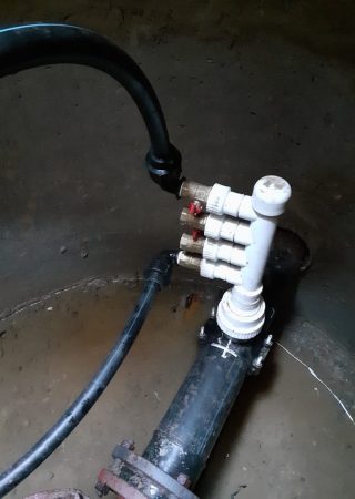 Водоразборная гребенка для подключения новых абонентов